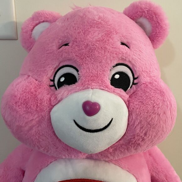 Care Bears 24" Cheer Bear Jumbo Plush Toy 2021 Plushie Stuffed Animal Rainbow - Picture 3 of 9